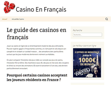 Tablet Screenshot of casino-enfrancais.net